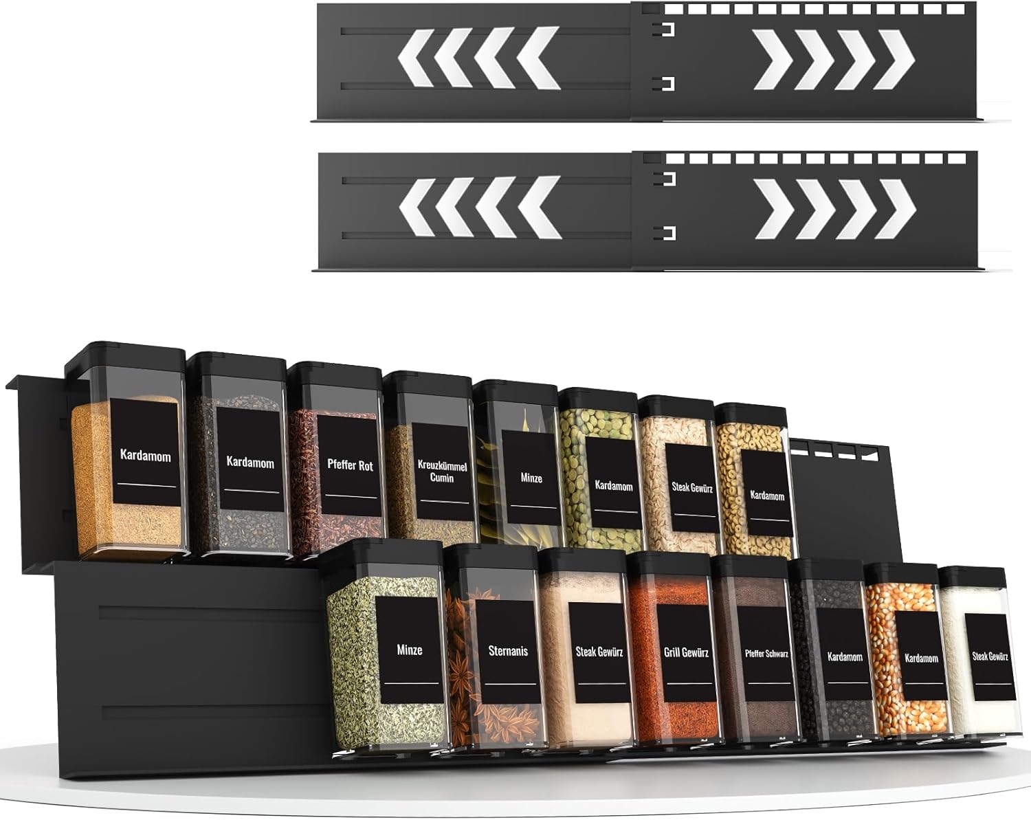 Homhut Especiero de cajón (set extensible) organizadores de cocina