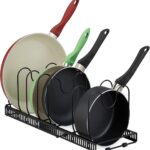 Relaxdays Soporte Sartenes Extensibles Organizador de cocina
