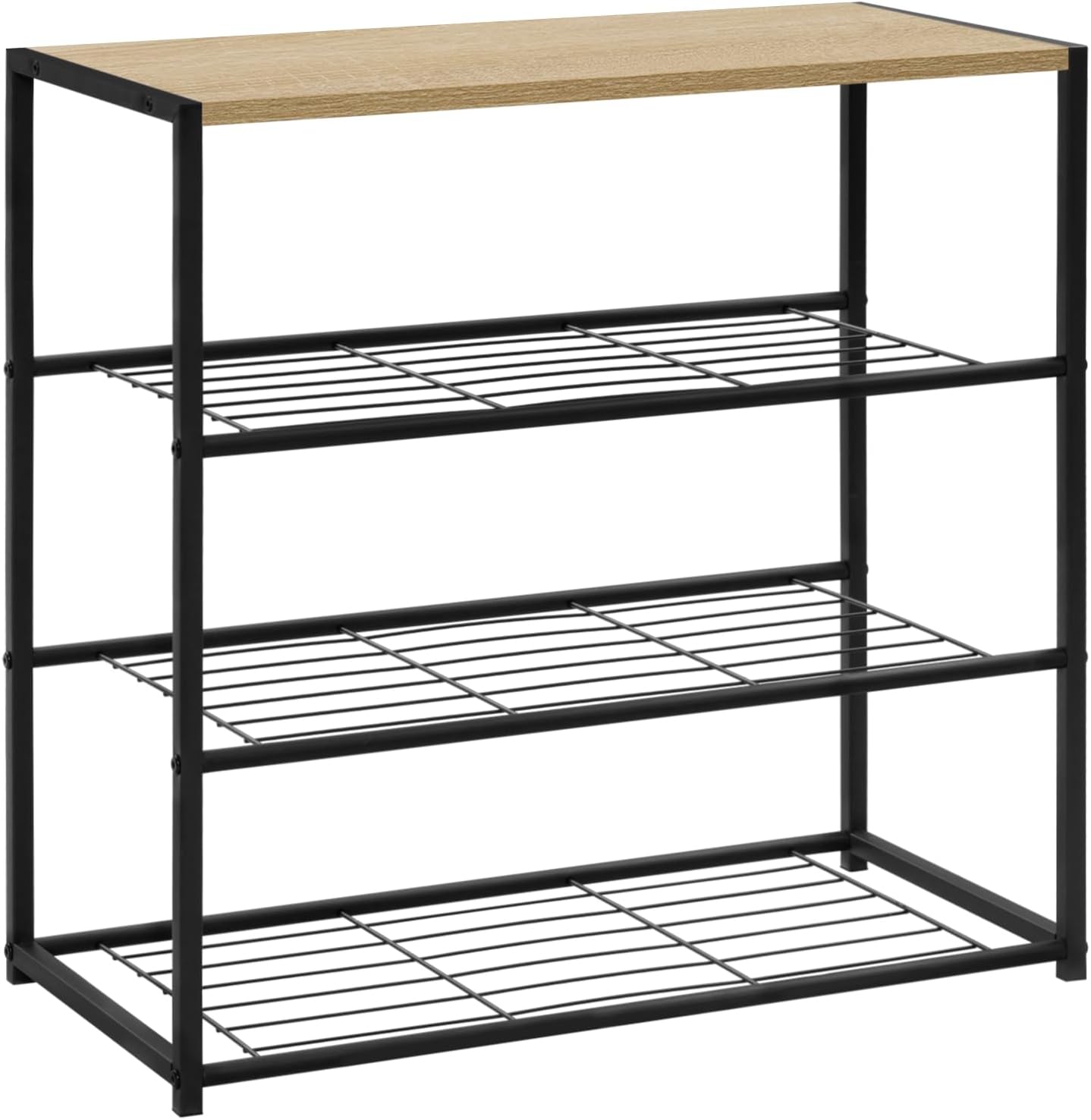 WOLTU Zapatero de entrada 3 niveles (63×30×63 cm)